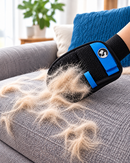Pet Hair Remover Glove – Reusable Fur Cleaning Glove for Sofa, Bed & Car (Pack of 2)